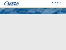 Tablet Screenshot of carsonteam.com